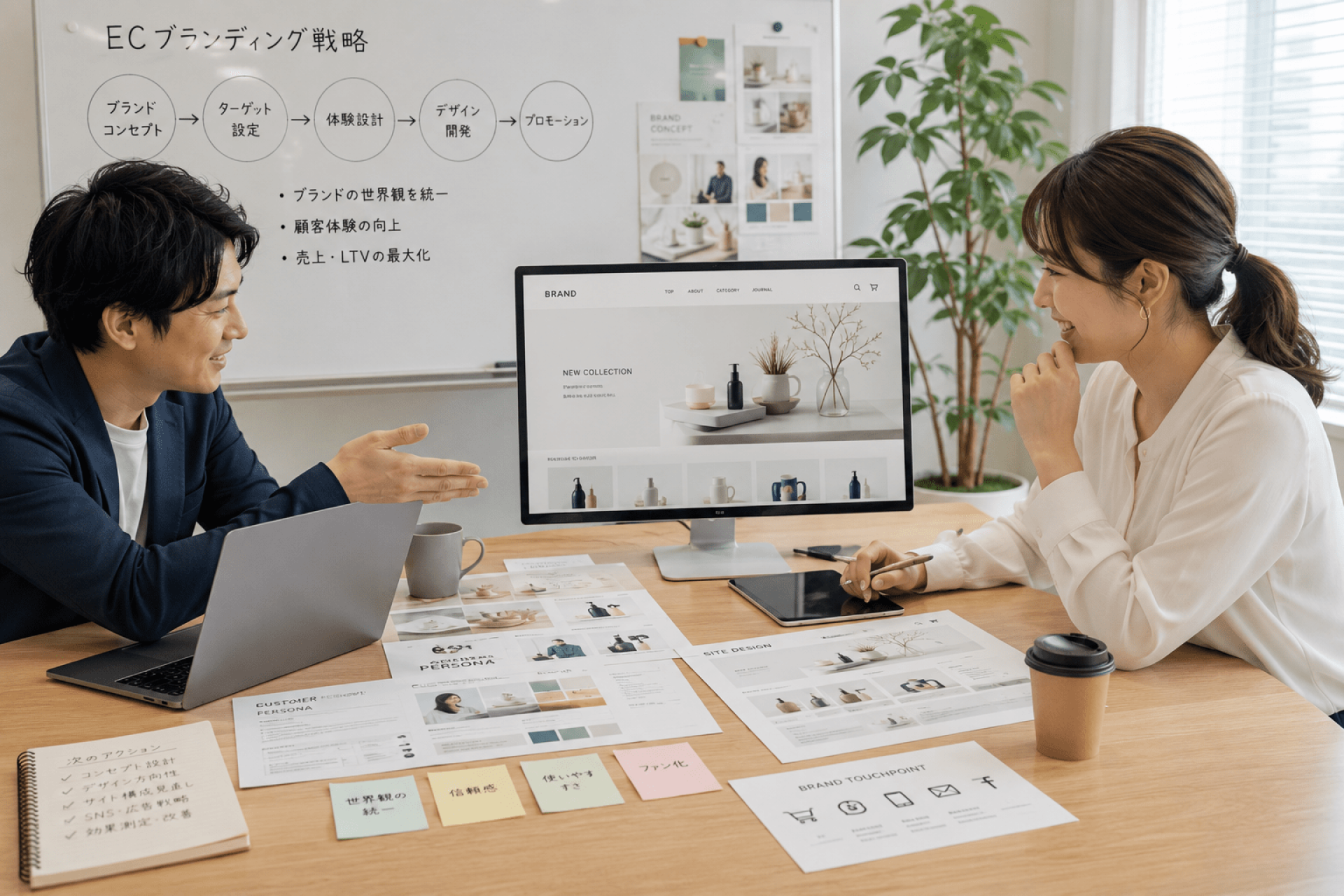 伴走型パートナーと進める自社ECブランディング